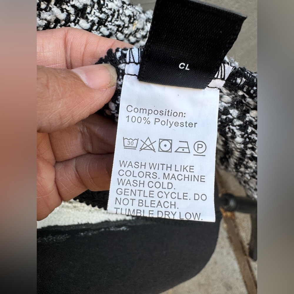 SHEIN LUNE Solid Double Breasted Blazer,Size S - image 15